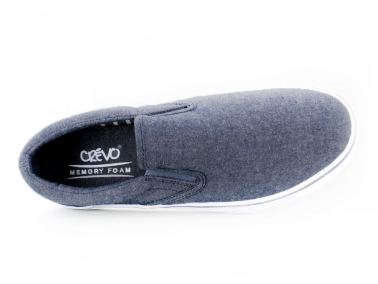 mens chambray fabric boonedock slip on twin gore sneaker,,,,,,,