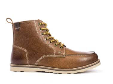 Mens leather buck moc toe boot,,,,,,,