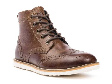 mens leather boardwalk wingtip boot,,,,,,,