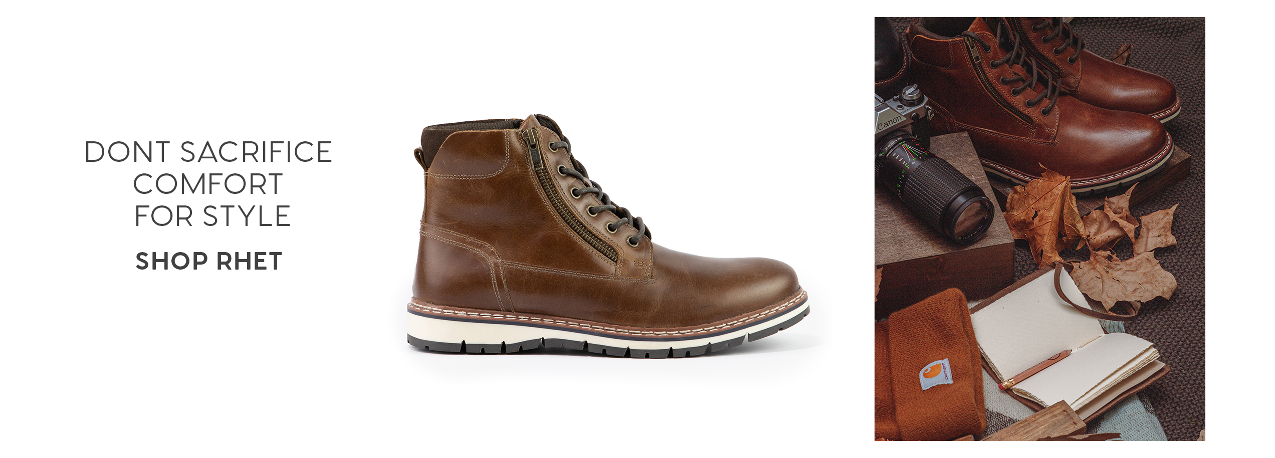 Close up image of the shoes in a lifestyle shot followed by a model wearing the hazelle shoes